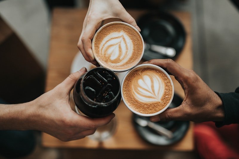 Coffee preparation at X Space cafe